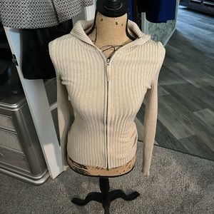 Gold Express lightweight sweater/zip up hoodie